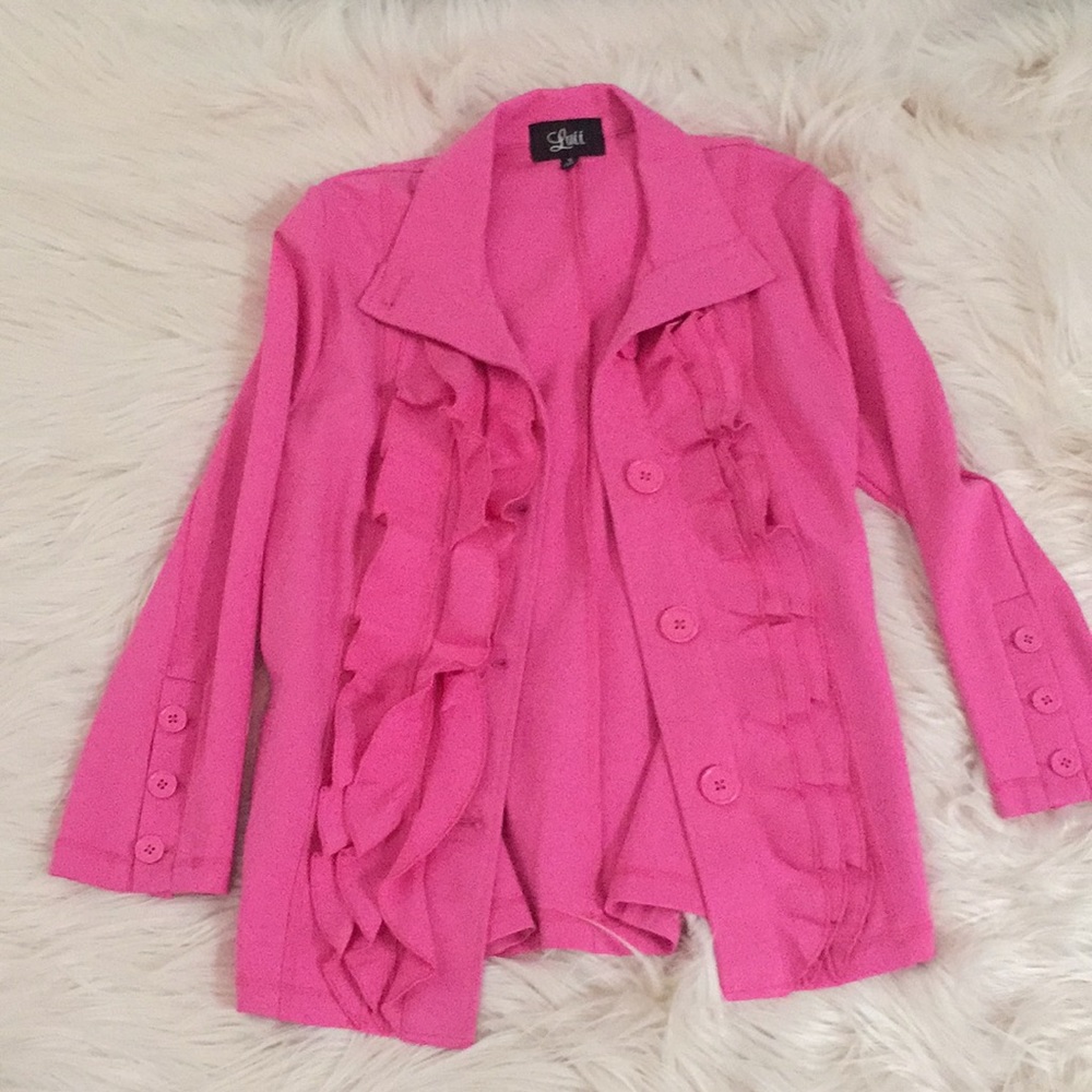 Hot pink blazer